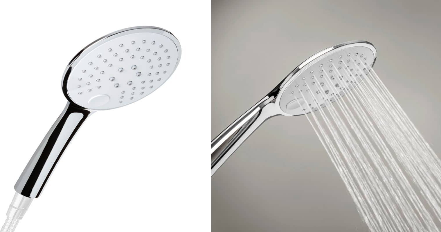 Shower handset Marina O10cm 1 mode chrome 8411801216378