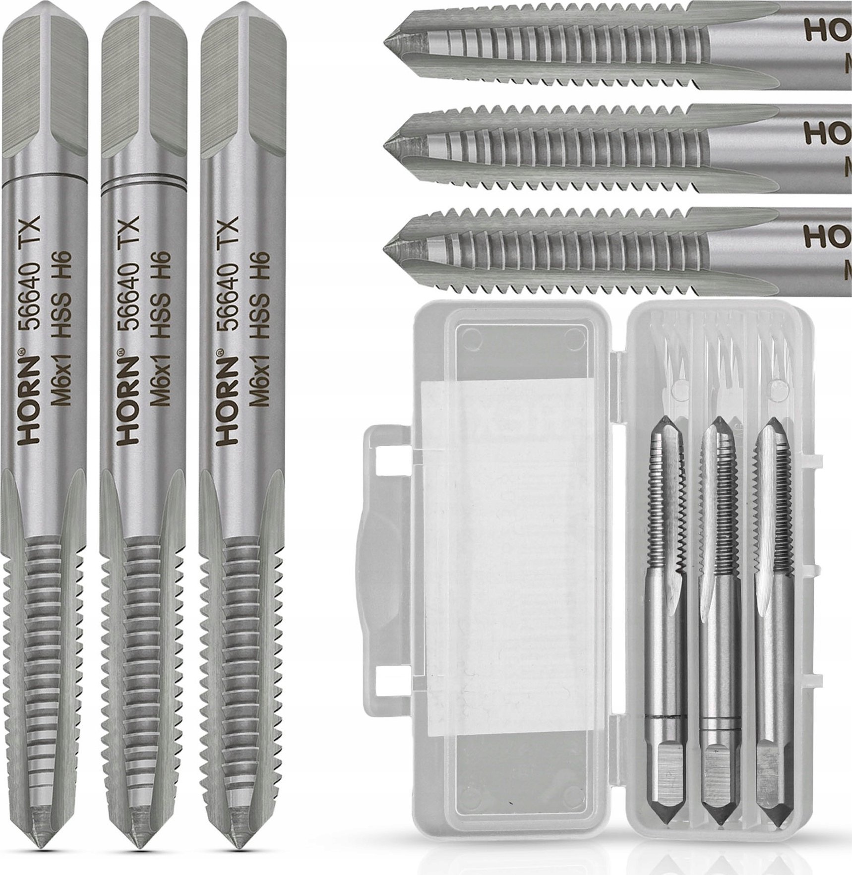 ARTPOL ARTPOL KOMPLET GWINTOWNIKÓW RĘCZNYCH M 6x1,00mm 3szt.