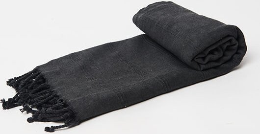 Yeye Ręcznik hammam STONE WASH 100% bawełna YEYE Antracyt