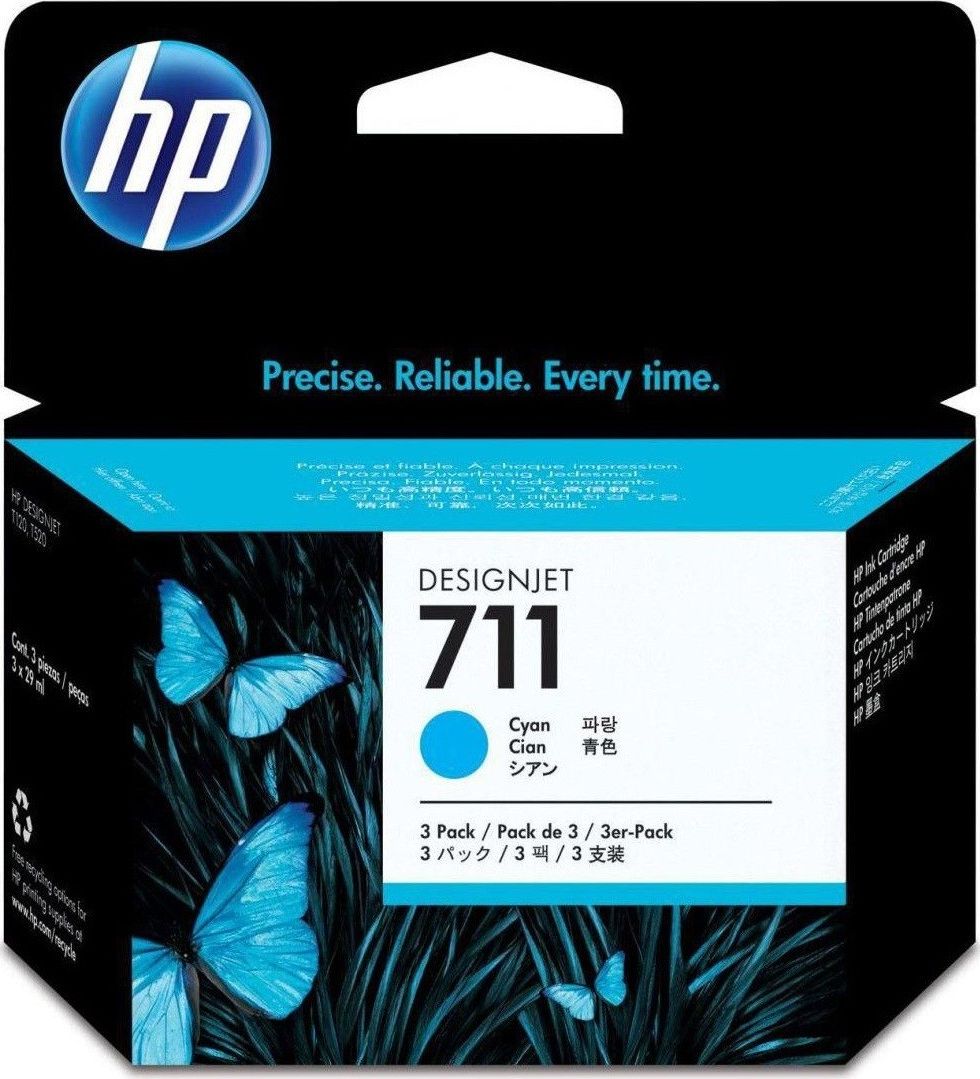Tusz HP HP Tusz nr 711 CZ134A Cyan 3x29ml 3 pack