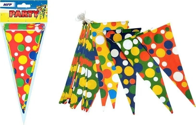 MFP paper girlanda papierowa G10 kropki 10m (26x12cm) 1041907