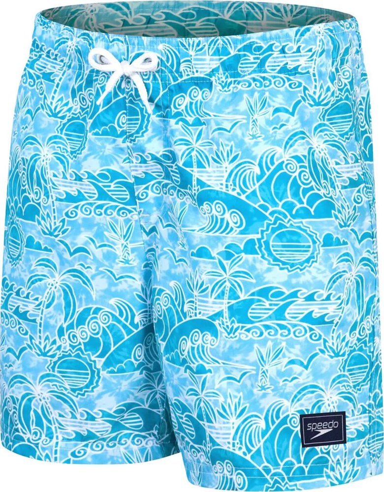 Speedo Dziecięce szorty Speedo PRT 15" WSHT JM alpine blue/pool/white rozmiar S