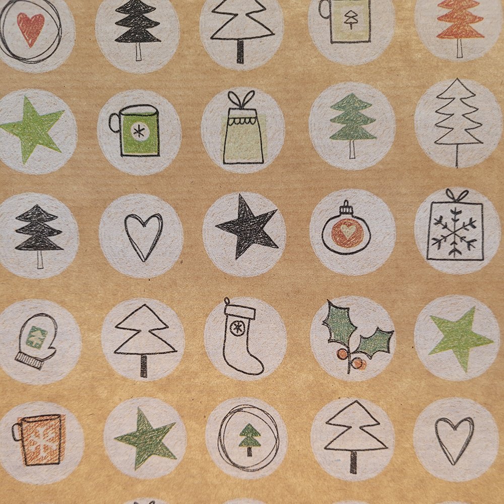 Fastima Papier świąteczny do pakowania kolorowy 70cmx2m 226m70