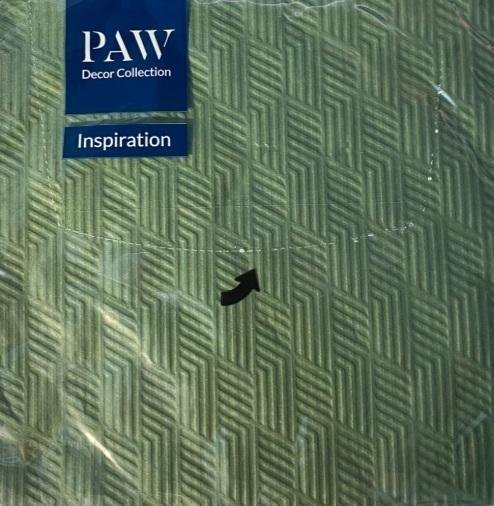 Paw Serwetki Inspirujący wzór zielony 33x33cm 20szt