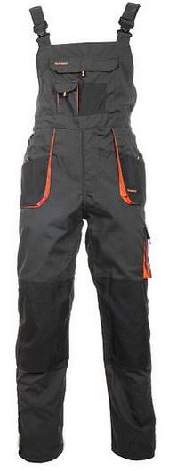 Spodnie ogrodniczki Classic 46 grafitowe