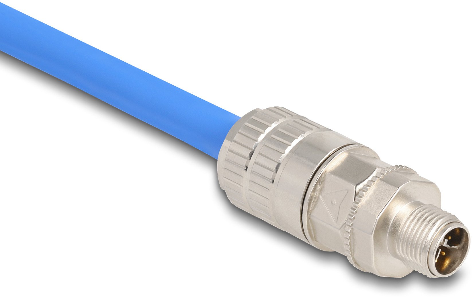 Delock - Netzwerkanschluss - 8 pin M12-X (M) - CAT 6a - IEEE 802.3an