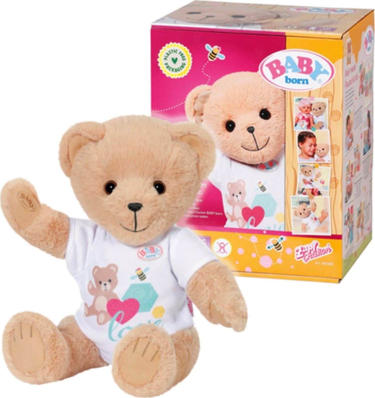 Zapf ZAPF Creation BABY born bear white, cuddly toy