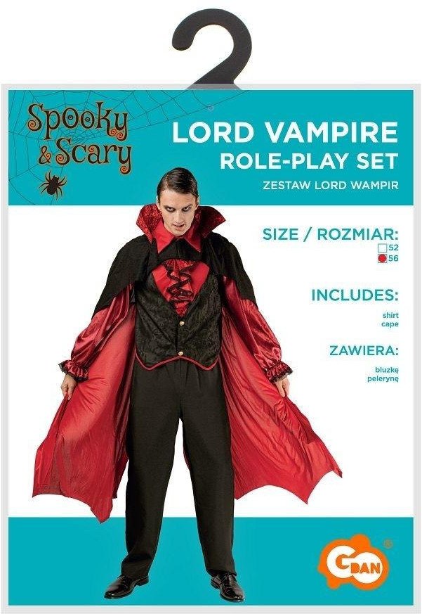 Strój dla dorosłych Lord Wampir rozm. 56
