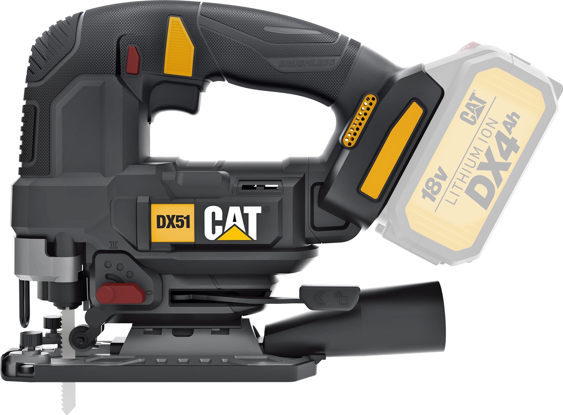 Wyrzynarka CAT 18V 26MM DX51B