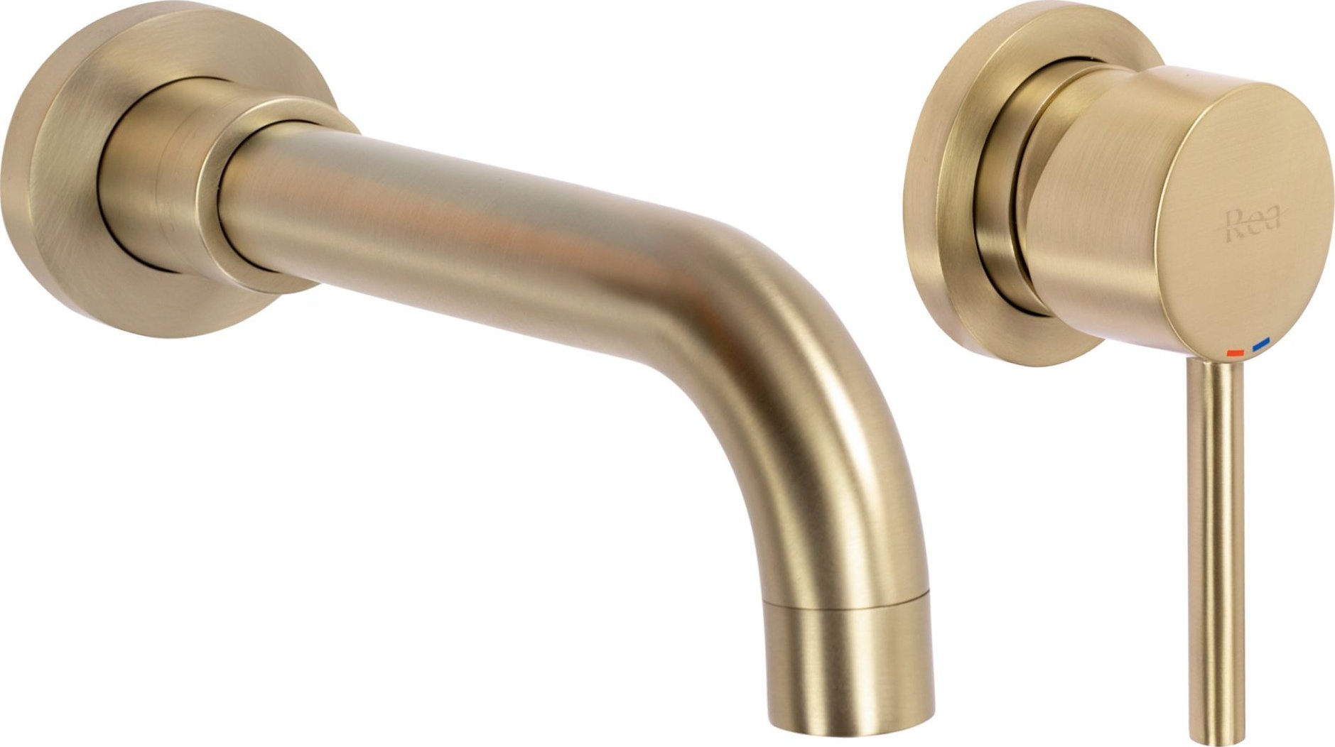 Bateria umywalkowa Rea Bateria Podtynkowa REA LUNGO Złota Szczotkowana Długa + BOX