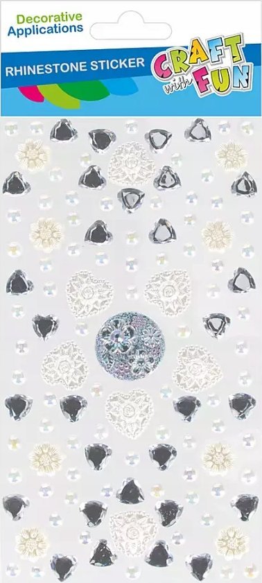 Craft with Fun OZDOBA DEK KRYSZT SPRZYL MIX CF PBH 12/288