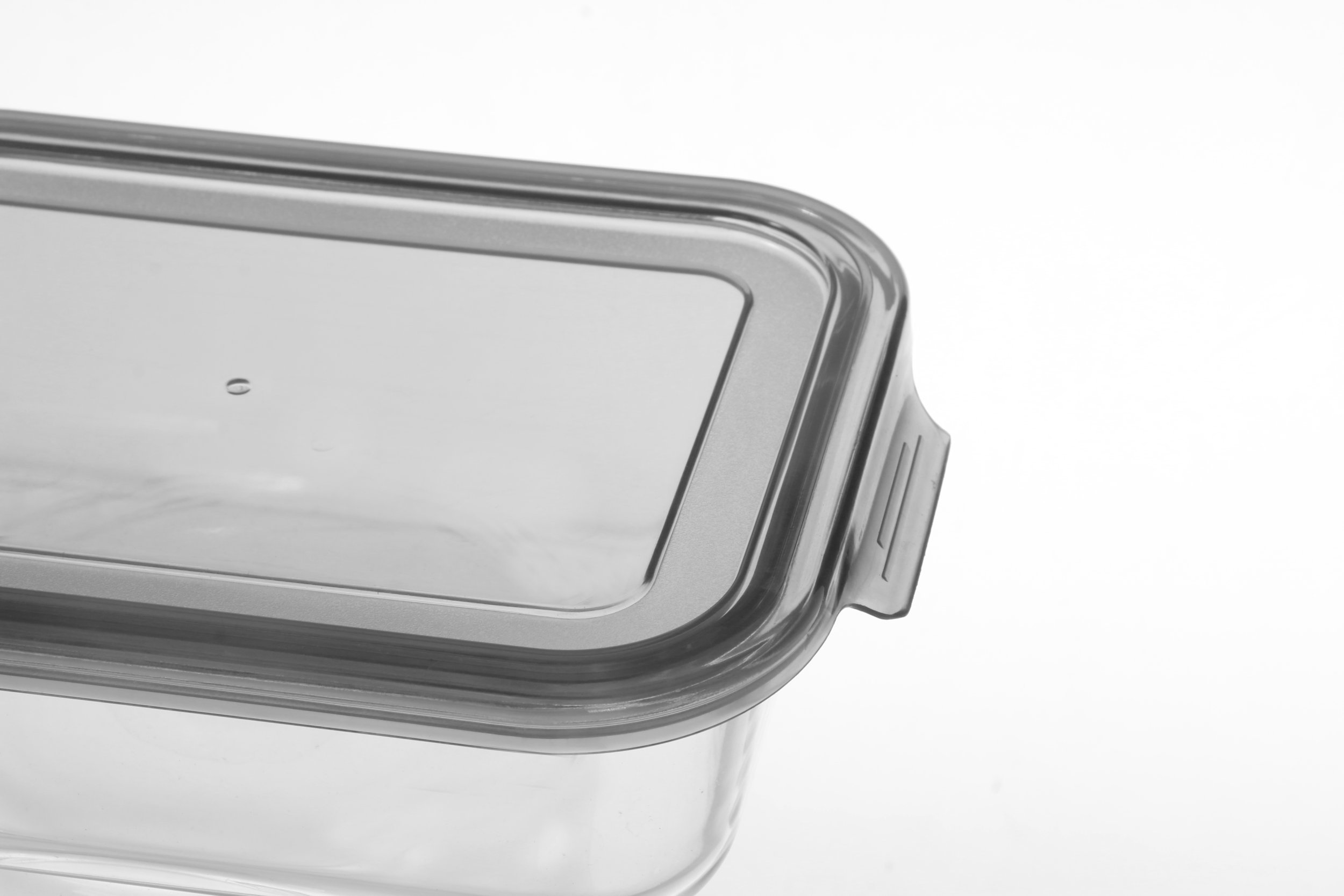 CONTAINER FOOD RECTANG GLASS W LID 1.5L