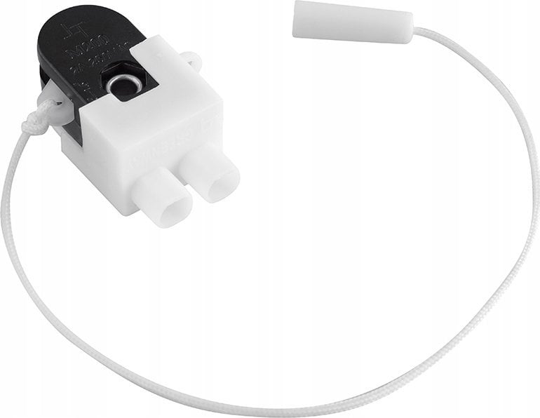 GTV WŁĄCZNIK SZNURKOWY CZARNO-BIAŁY