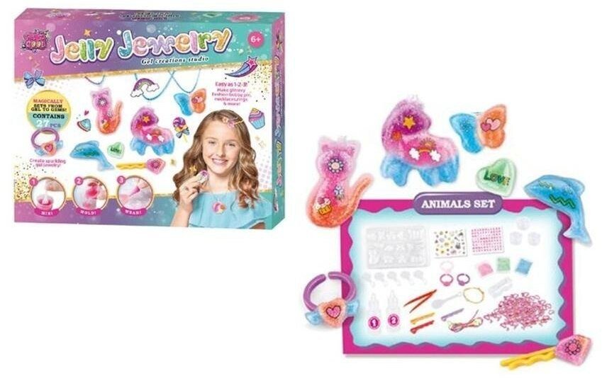 Zestaw kreatywny do tworzenia żelowych zawieszek