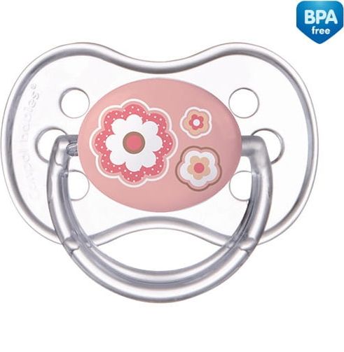 Canpol Smoczek 0-6 m okrągły Newborn baby, róż 22/562 Canpol babies