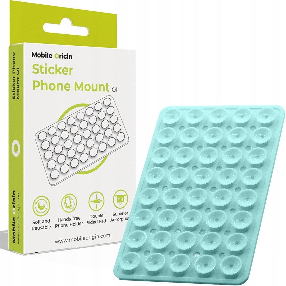 Mobile Origin Sticker Phone Mount O1, baby blue