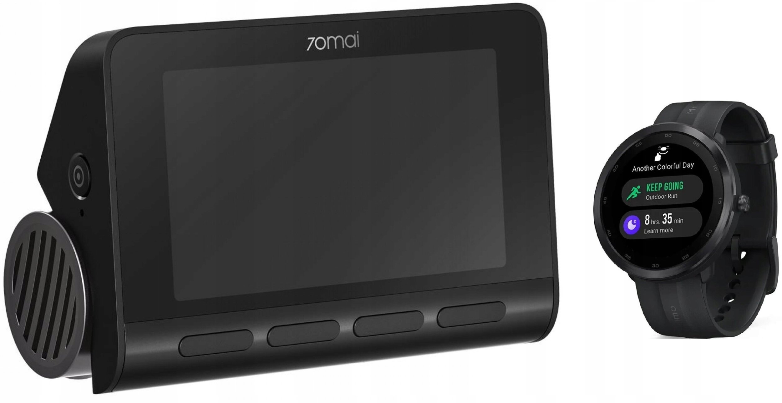 Wideorejestrator 70mai Dash Cam A800S 4K + RC06 set + Maimo Watch R Black-GPS WT2001-GPS