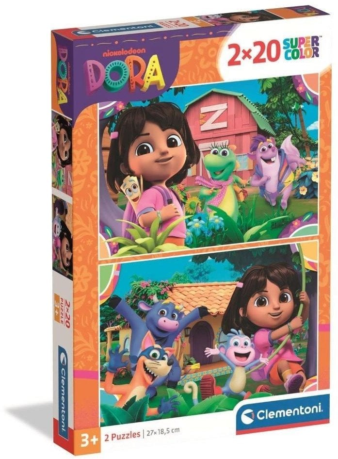 CLE puzzle 2x20 SuperKolor Dora 24827