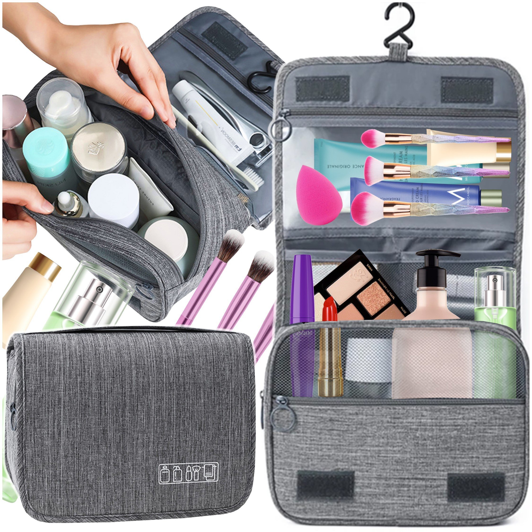 M13D2 ORGANIZER PODRÓŻNY ŁAZIENKOWY KOSMETYCZKA