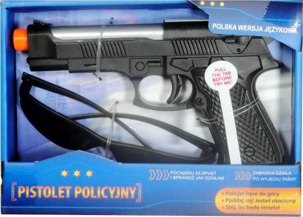 Swede Pistolet policyjny z polskim modułem dźwiękowym (G3081)