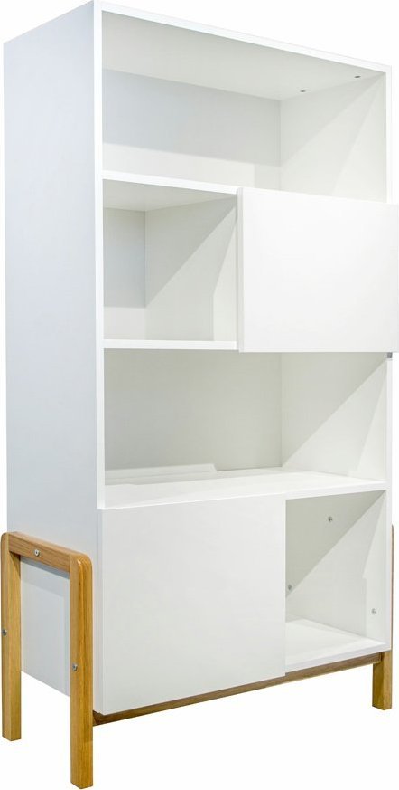 Elior Biały skandynawski regał dziecięcy - Benny 4X