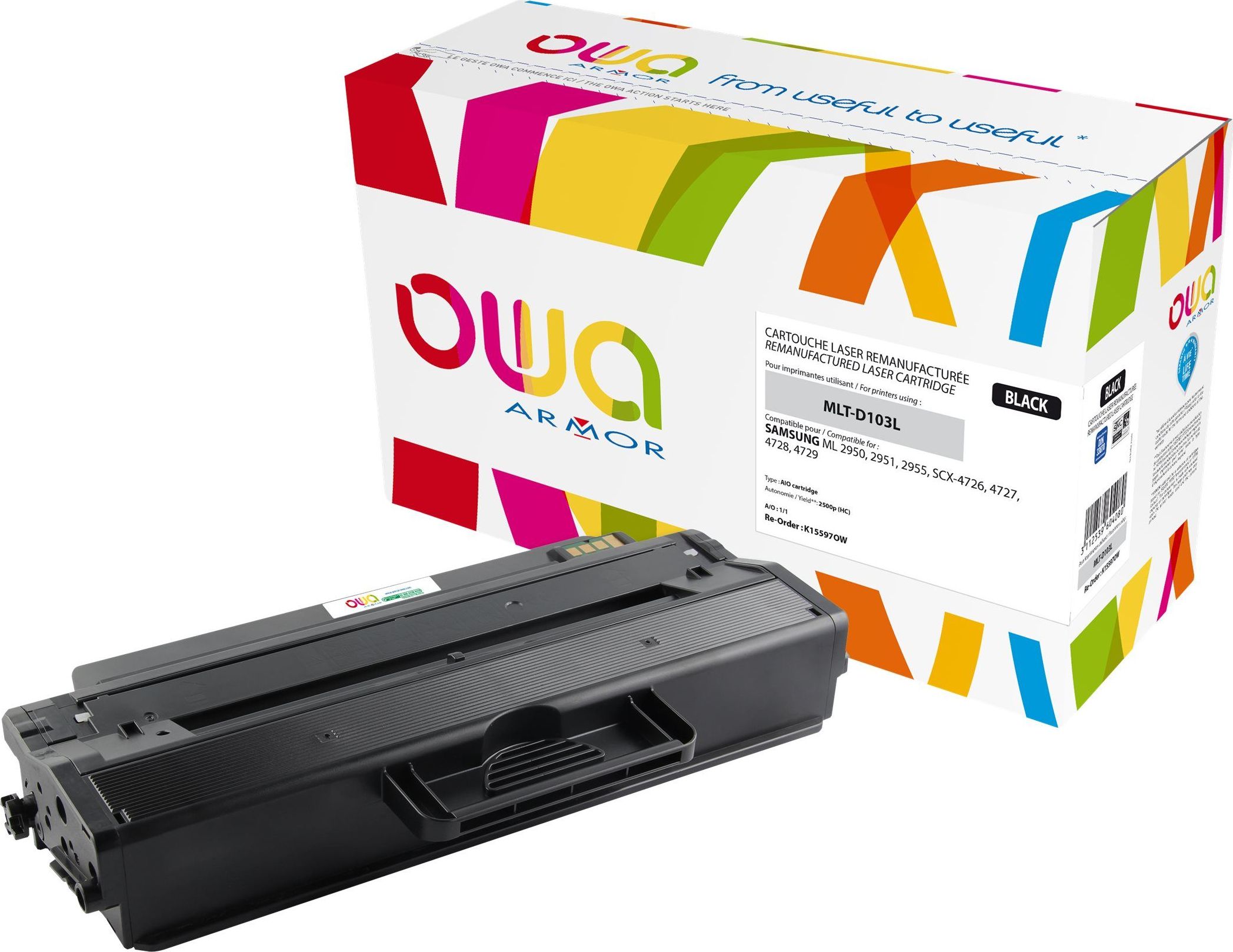 Toner OWA Armor Black Zamiennik MLT-D103L (K15597OW)