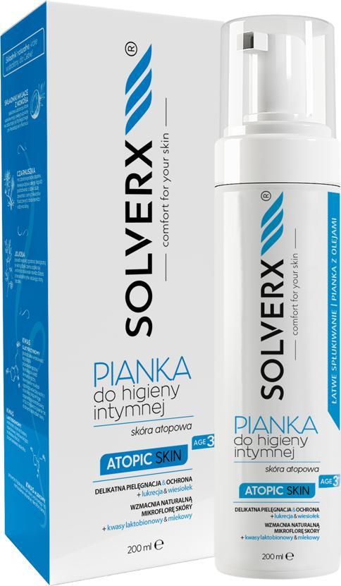 Solverx SOLVERX Atopic Skin Pianka do higieny intymnej do skóry atopowej 200ml