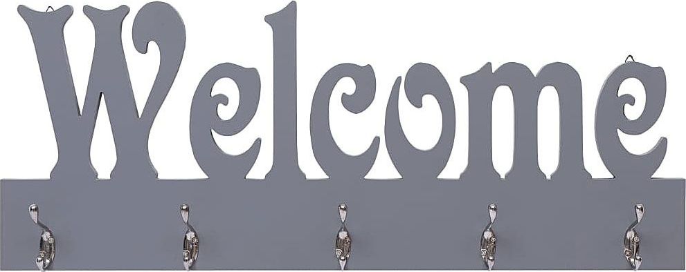 Elior Wieszak ścienny na ubrania Enzo 3X - Szary