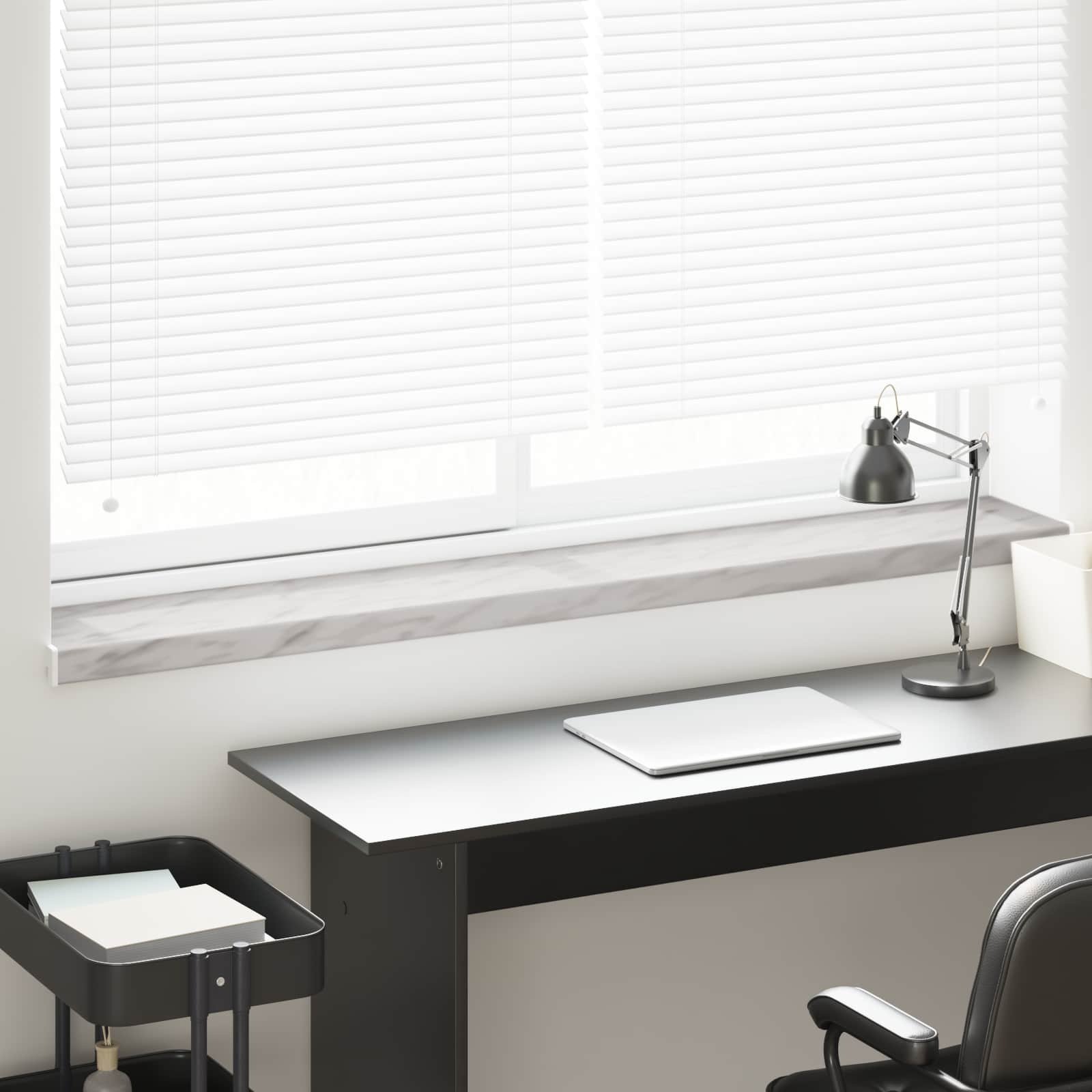 vidaXL Parapet okienny Tekst Marmur -enure 120 x 20 x 4,5 cm