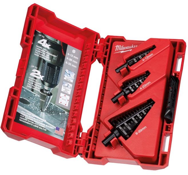 Wiertło Milwaukee 4 - 12mm zestaw 3 szt. (48899399)