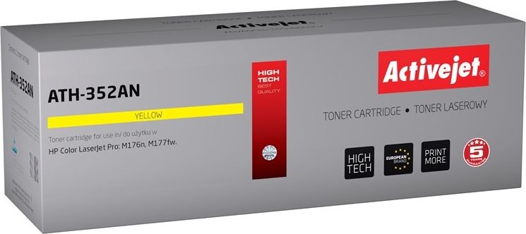 Toner Activejet Activejet Toner Activejet ATH-352AN (zamiennik HP 205A CF352A; Supreme; 1100 stron; żółty)