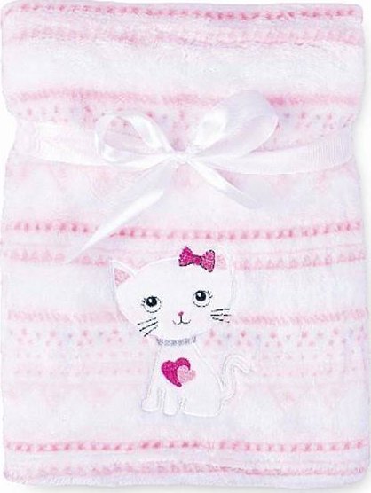 Multitex Kocyk 75 x 100 Mikrofibra z Haftem Ricco RI4B