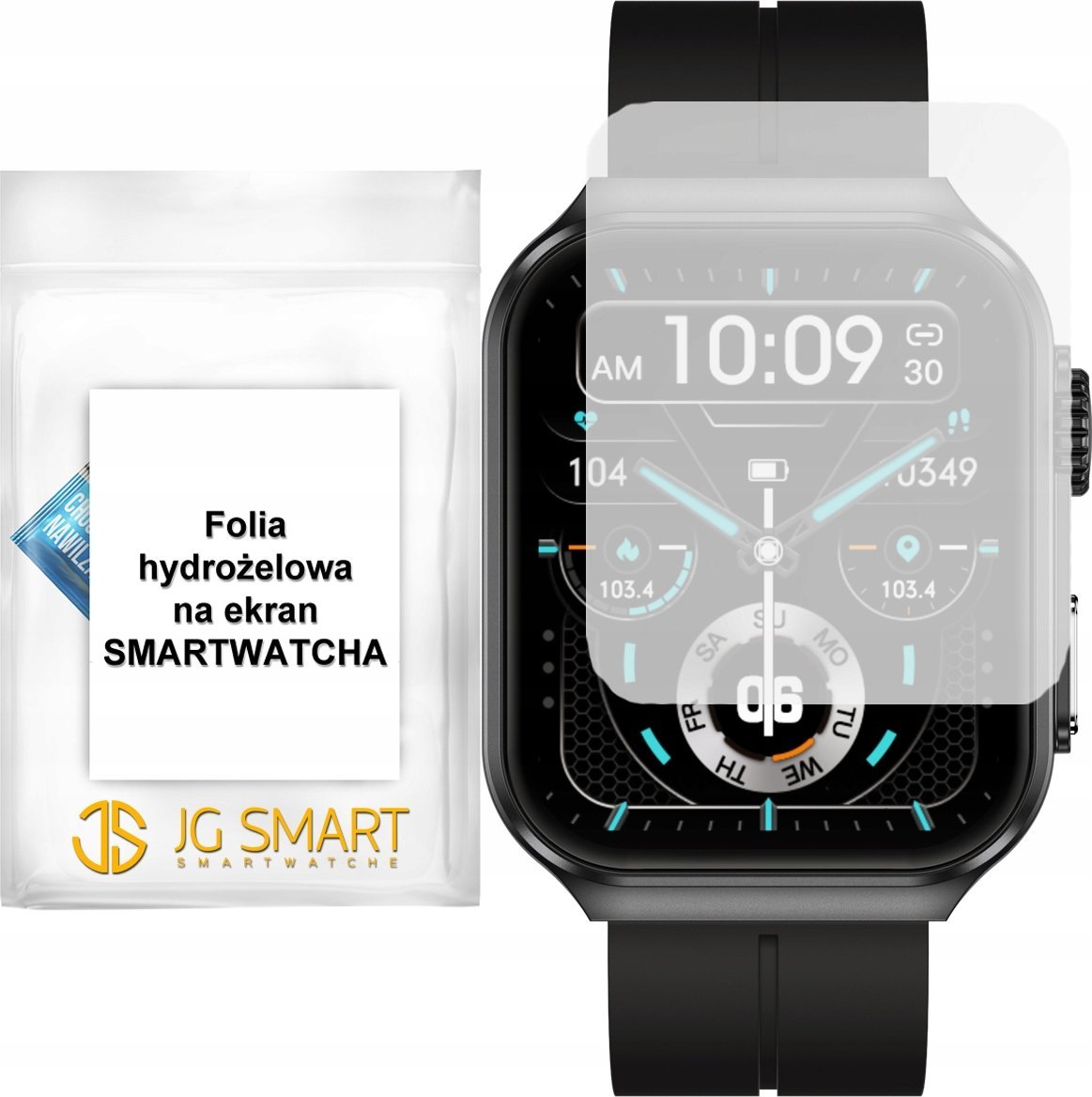 Folia ochronna na ekran smartwatcha JG SMART JGS NX15 Folia Hydrożelowa
