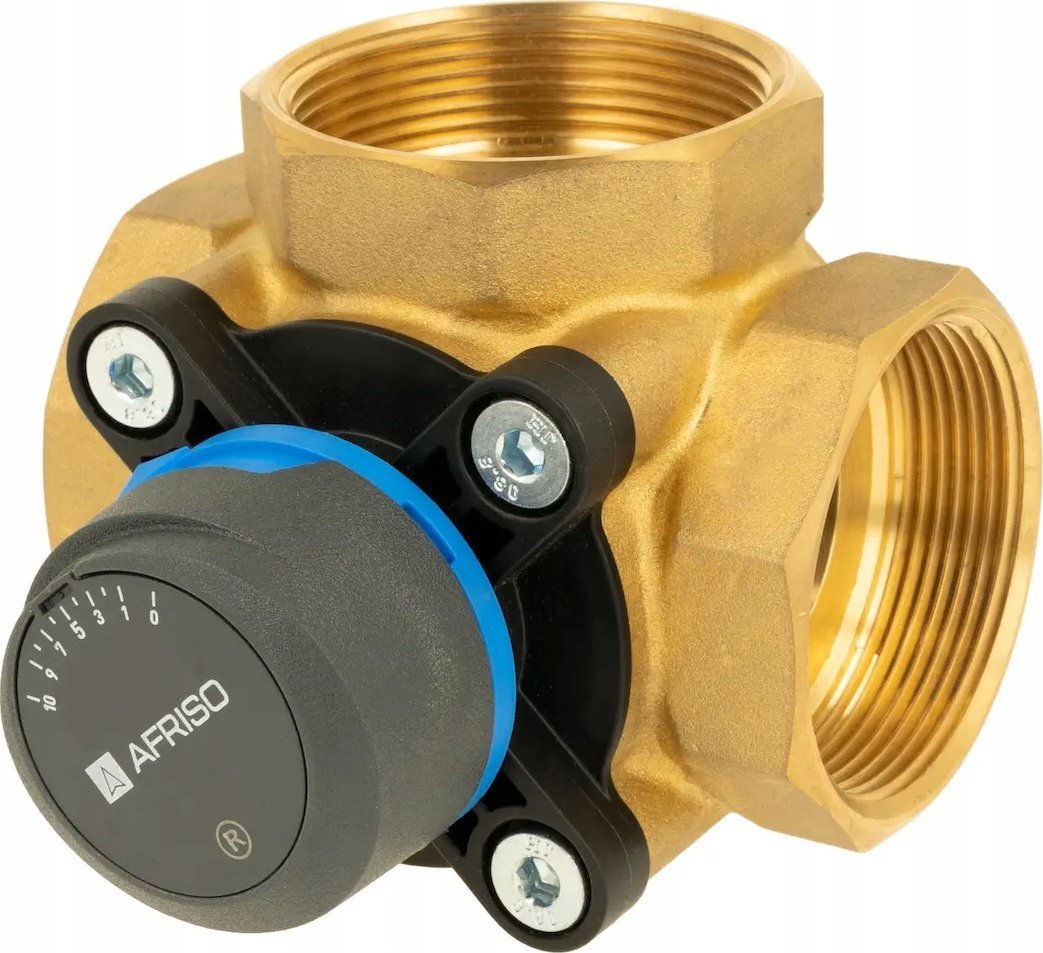 Afriso Zawór mieszający 3-drogowy obrotowy ARV 387 Vario ProClick, DN50, Rp2", Kvs 17-50