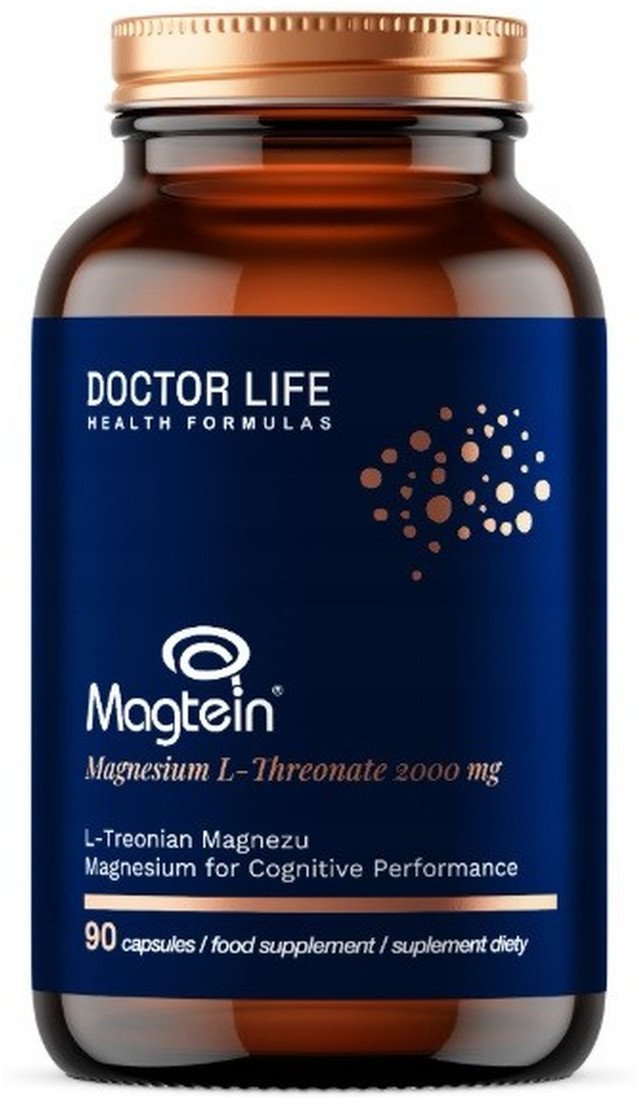DOCTOR LIFE_Magtein Magnesium L-Threonate suplement diety 90 kapsułek