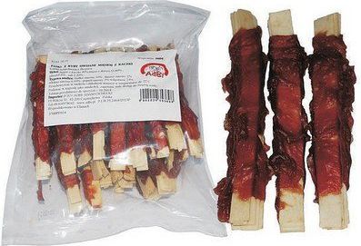 ADBI Adbi Paski z ryby owijane kaczką 500g [AL41] - AL41
