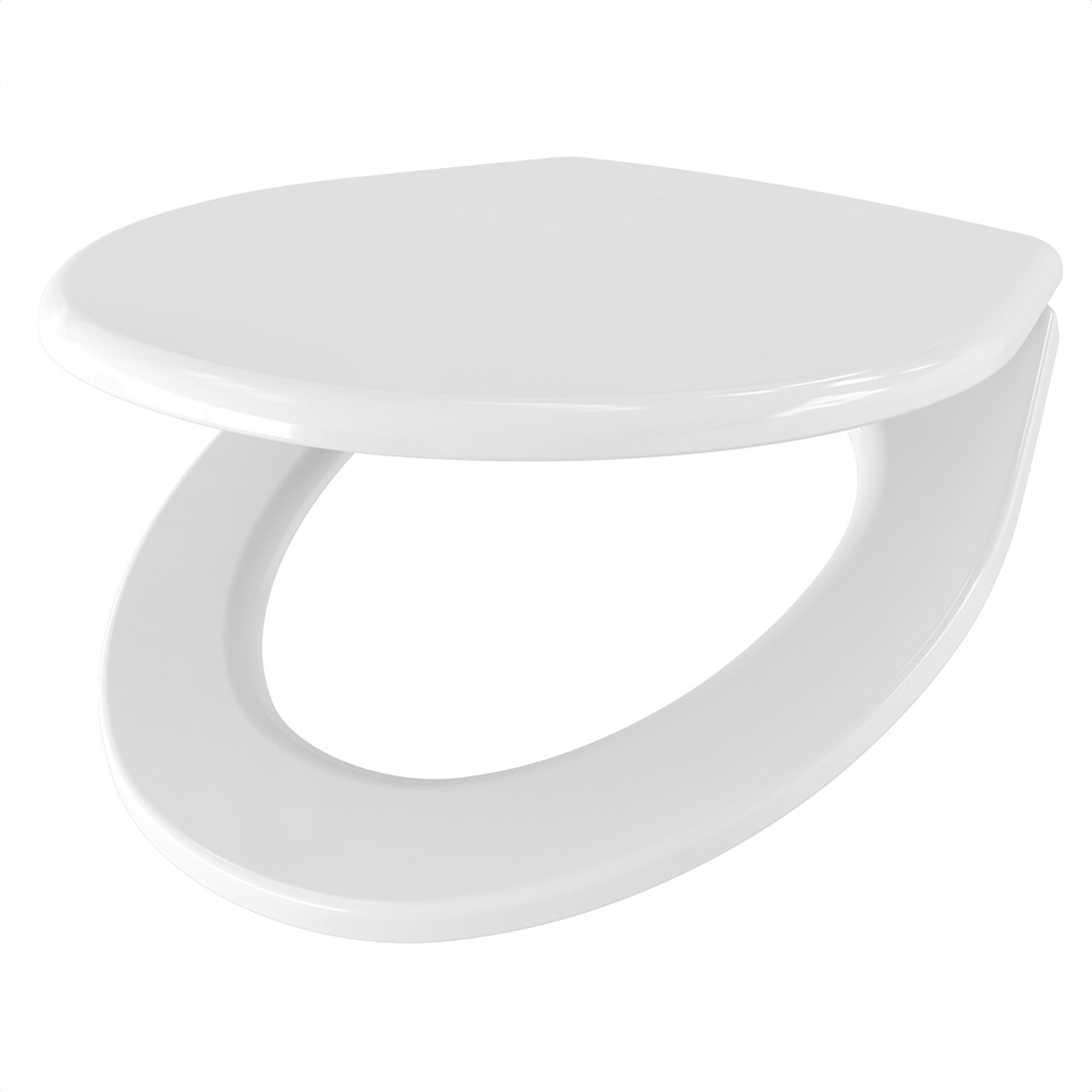 Deska bidetowa Sepio Deska WC sedesowa muszla klozetowa biała wytrzymała odporna wolne opadanie