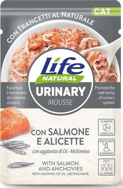 LIFE CAT sasz.70g URINARY SALMON + ANCHOVIES /30