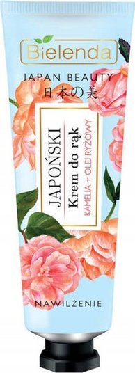 Bielenda Japan Beauty Japoński krem do rąk Kamelia + Olejek ryżowy 50ml