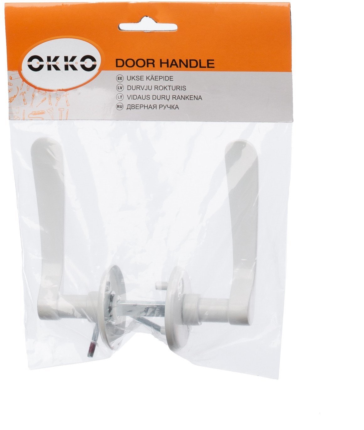 HANDLE ON ROSE 110 WHITE ZAMAK