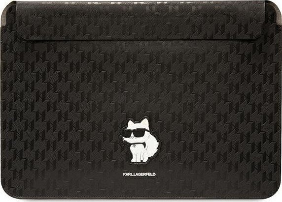 Etui Karl Lagerfeld Sleeve KLCS14SAKHPCK 14" czarny/czarny Saffiano Monogram Choupette