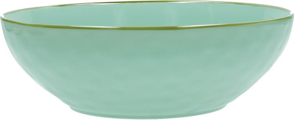 NPC Polska Rose&Tulipani Zestaw 2 misek do sałatek z kamionki 26 cm miętowy