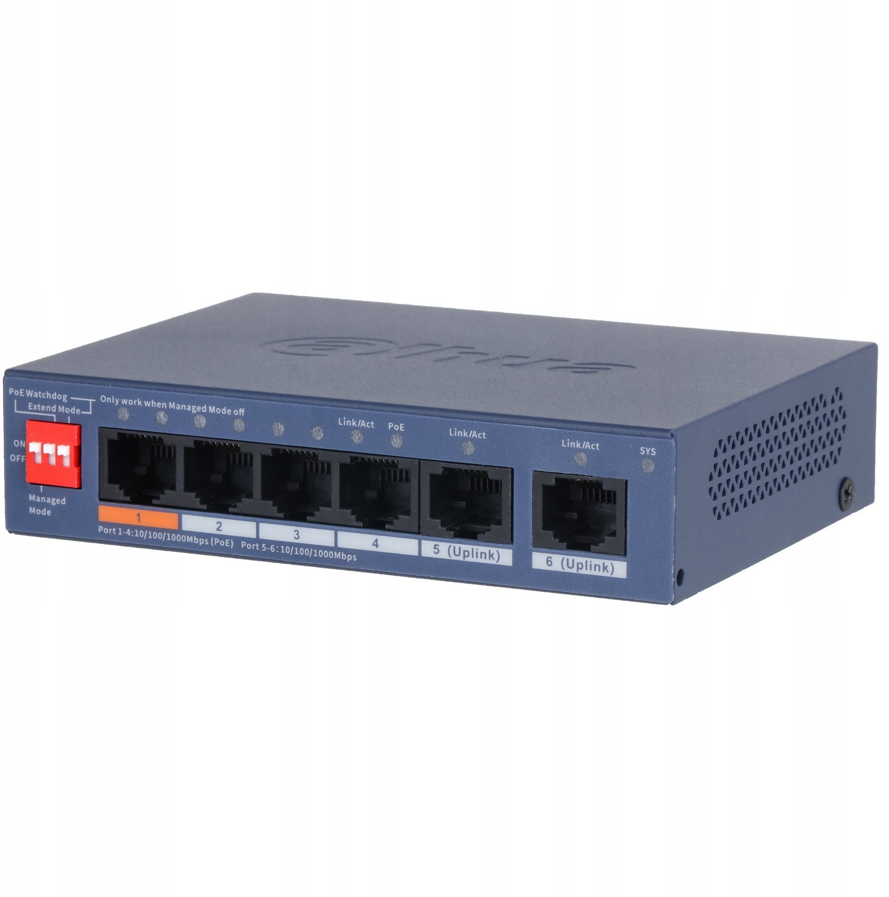 SWITCH POE CS4006-4GT-60-V2 4-PORTOWY DAHUA