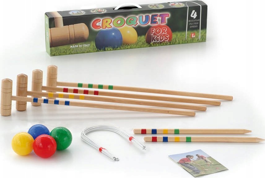 Lucio Londero Zestaw do Krokieta LONDERO dla Dzieci (4 graczy)