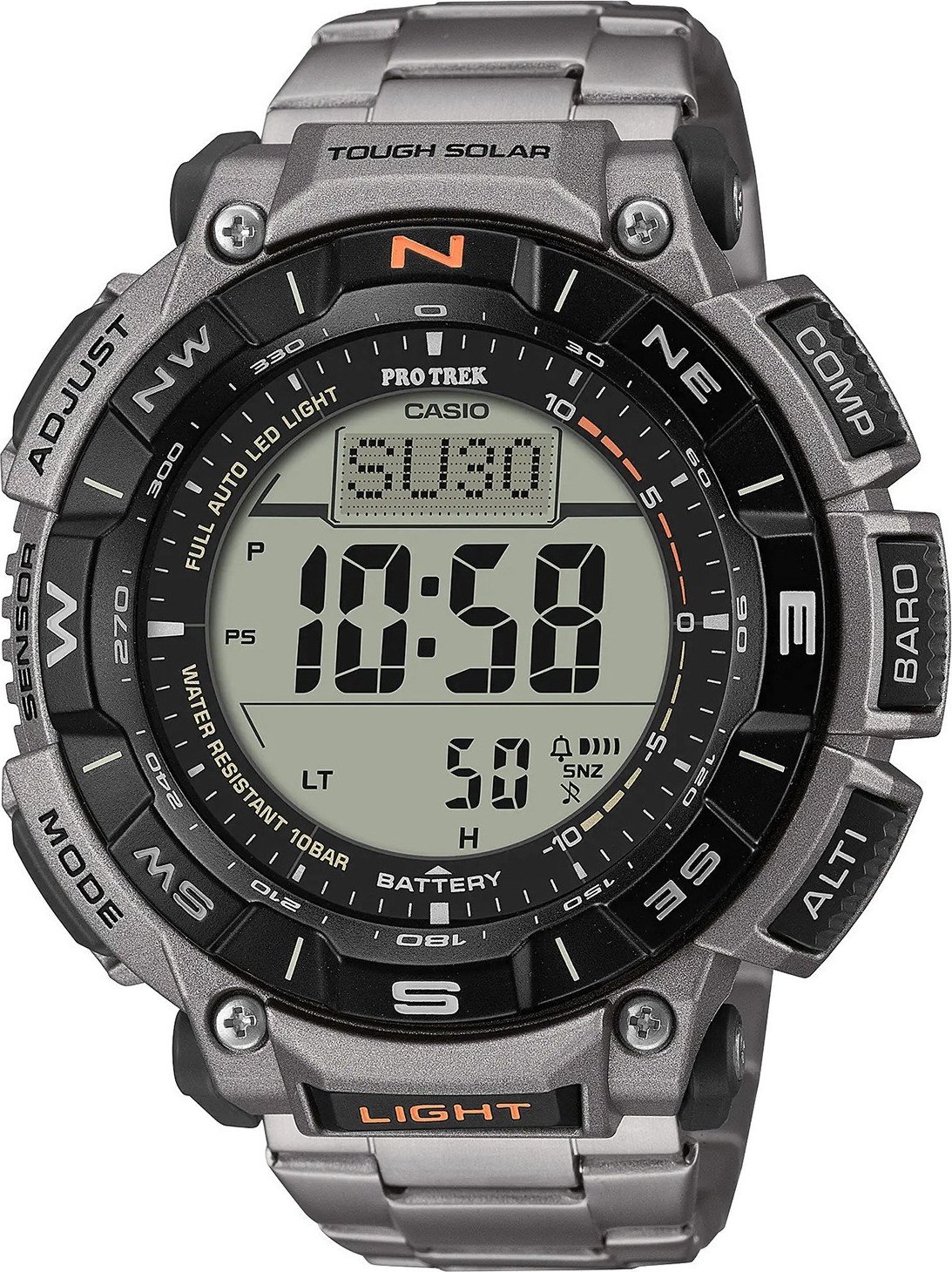 Zegarek Casio Zegarek Casio Protrek PRG-340T-7ER BLUETOOTH Kompas Solar100m