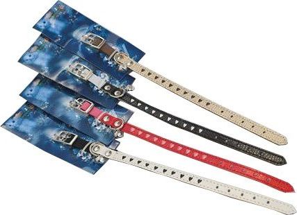 Yarro International Yarro Obroża z serduszkami dla kota 26cm czarna [Y1603] - Y1603