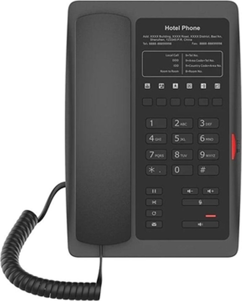 Telefon Fanvil Fanvil Hotel Phone H3 telefon VoIP Czarny