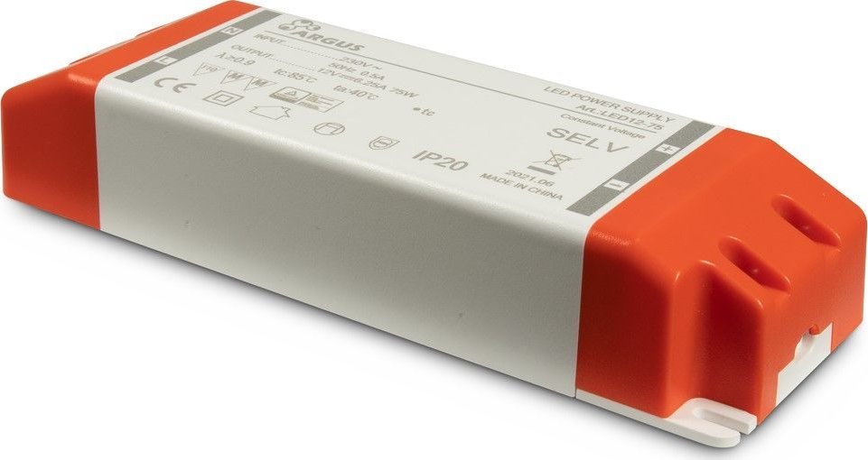 Inter-Tech Inter-Tech LED Trafo LED12-75 75W, 12V, 6250mA, IP20 retail