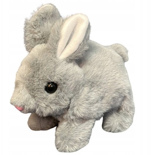 Pluszowa Maskotka Przytulanka Zając Królik Szary 18cm