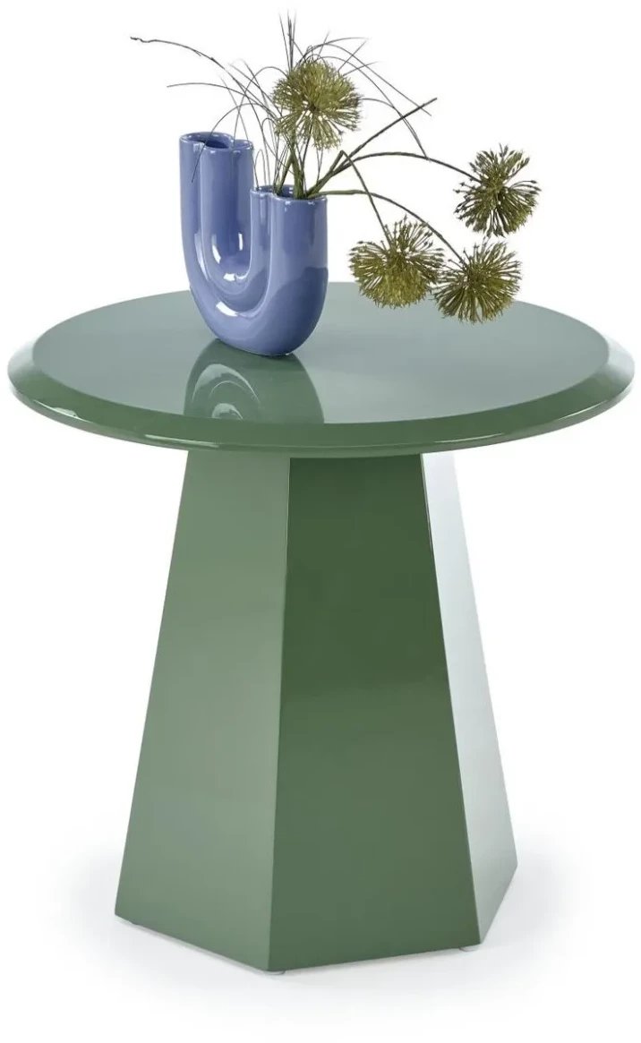 Stolik kawowy LOCA 50x50cm zielony HALMAR